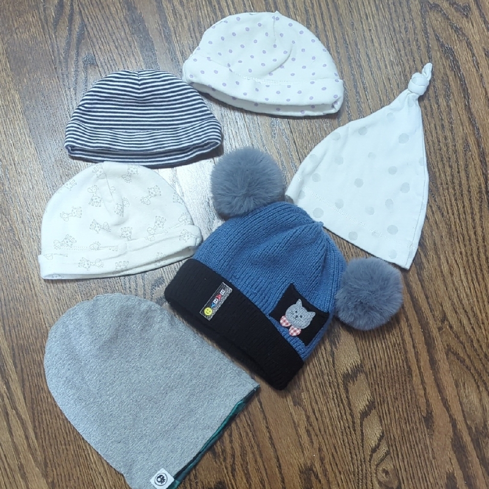 3/$20 - Hat Lot - 0-3 Month Size